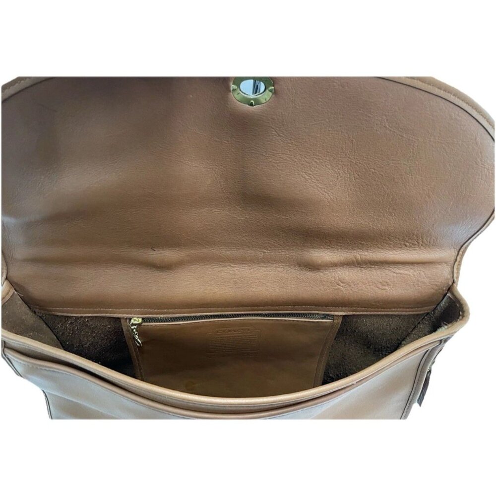 Coach Vtg Lexington British Tan Leather Briefcase Business‎ Case Office C9675 - Picture 5 of 14